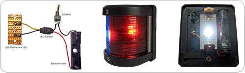 LED Umbau einer Bootslampe
